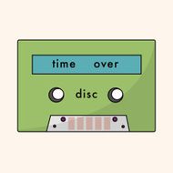 Audiotape theme elements vector eps N181