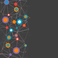 Network color technology communication background N5