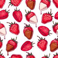 strawberries and chocolate