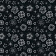elegant geometric floral seamless pattern N6