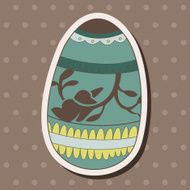 easter painting egg theme elements vector eps N124