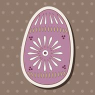 easter painting egg theme elements vector eps N126