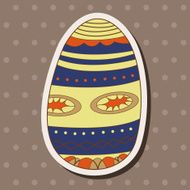 easter painting egg theme elements vector eps N127