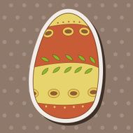easter painting egg theme elements vector eps N130
