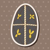 easter painting egg theme elements vector eps N131