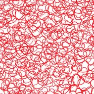 vintage lettering seamless pattern background with hearts