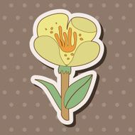 flower theme elements vector eps N170