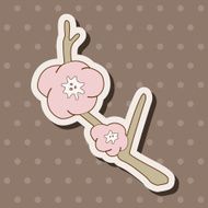 flower theme elements vector eps N174