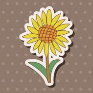 flower theme elements vector eps N179