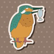 bird cartoon theme elements vector eps N122