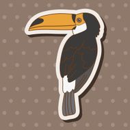 bird cartoon theme elements vector eps N126