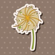 flower theme elements vector eps N182