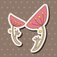flower theme elements vector eps N185