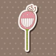 flower theme elements vector eps N186