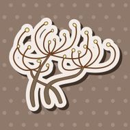 flower theme elements vector eps N191