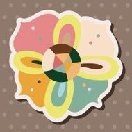 flower theme elements vector eps N193