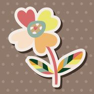 flower theme elements vector eps N194