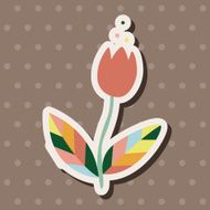 flower theme elements vector eps N203