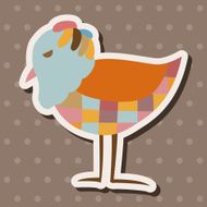 bird cartoon theme elements vector eps N132