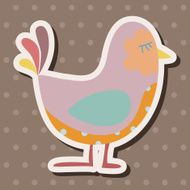 bird cartoon theme elements vector eps N134