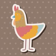 bird cartoon theme elements vector eps N135