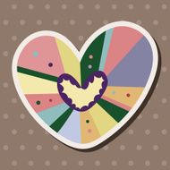 love heart cartoon elements vector eps N66