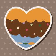 love heart cartoon elements vector eps N67
