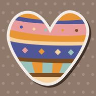 love heart cartoon elements vector eps N68