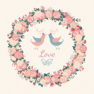 Wreath of roses