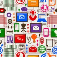 Office and Business Seamless Pattern N2