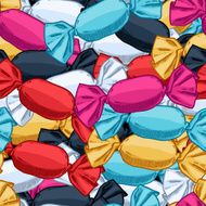 Colorful sweet candies seamless pattern N2