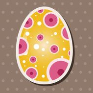 easter painting egg theme elements vector eps N134