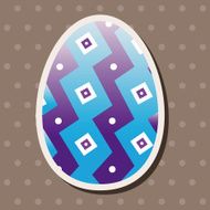 easter painting egg theme elements vector eps N136