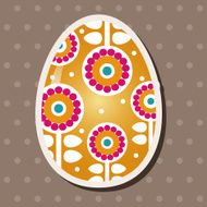 easter painting egg theme elements vector eps N139