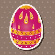 easter painting egg theme elements vector eps N144
