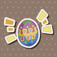 easter painting egg theme elements vector eps N147