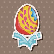 easter painting egg theme elements vector eps N150
