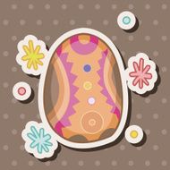 easter painting egg theme elements vector eps N151