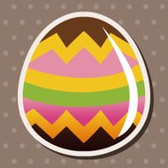 easter painting egg theme elements vector eps N156