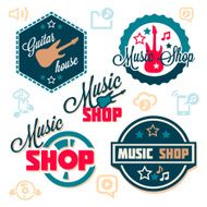 music logo set