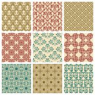 Set of 9 seamless patterns N7