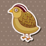 bird cartoon theme elements vector eps N141