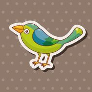 bird cartoon theme elements vector eps N142