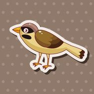 bird cartoon theme elements vector eps N143