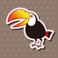 bird cartoon theme elements vector eps N146