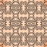 Vector floral line style background N2