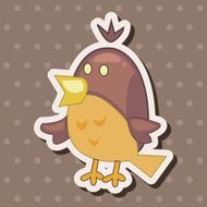 bird cartoon theme elements vector eps N148