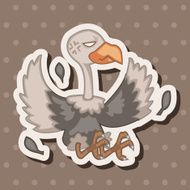 bird condor cartoon theme elements vector eps N4