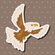 bird eagle cartoon theme elements vector eps N4
