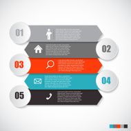 Infographic Templates for Business Vector Illustration N2115